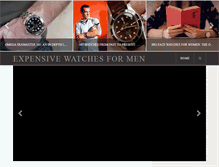 Tablet Screenshot of expensivewatchesformen.com